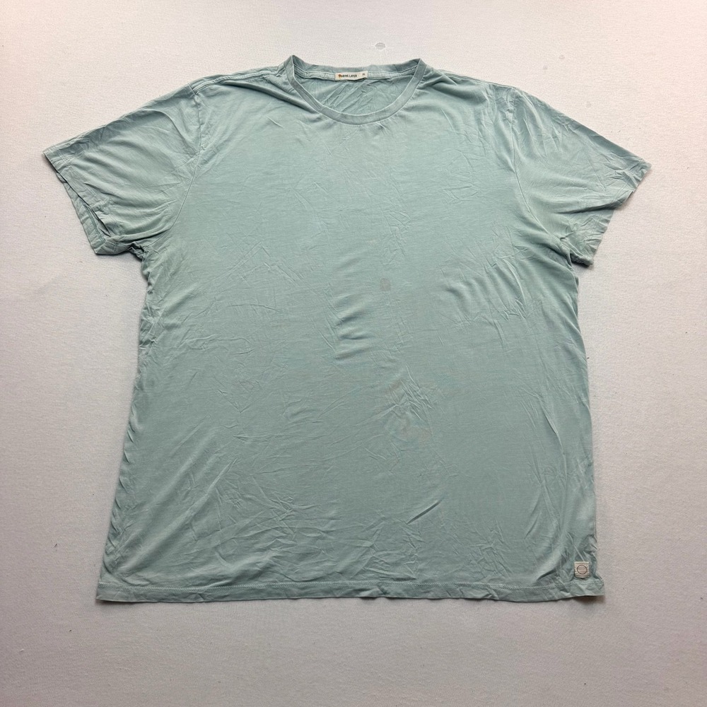 Marine Layer T-Shirt Mens Extra Large Sage Green Good Short Sleeve Crewneck